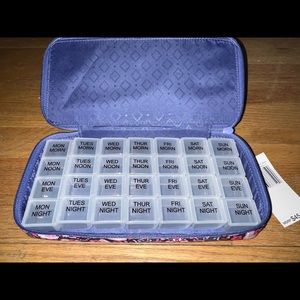 Vera Bradley Large Travel Pill Case